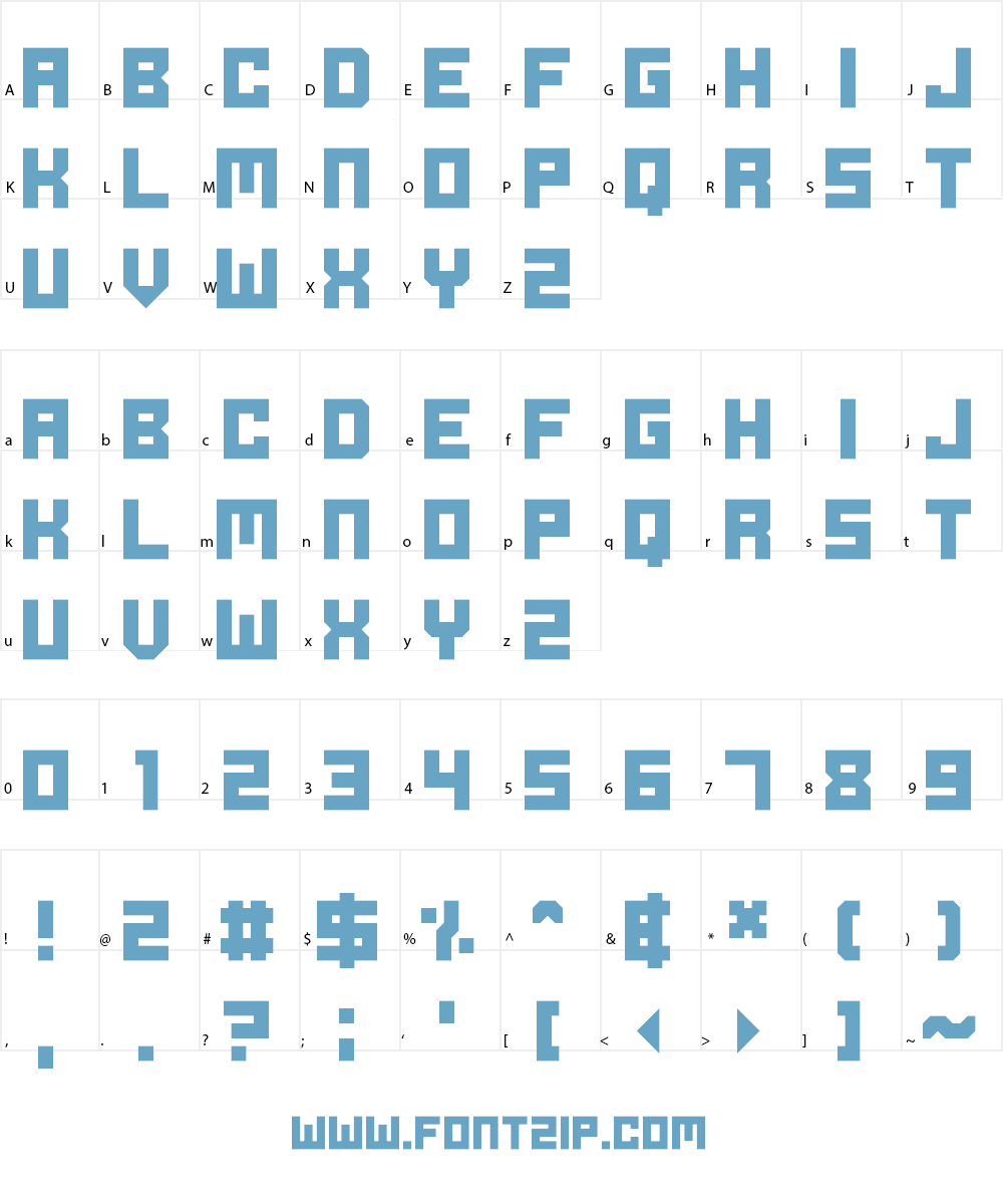 Ode to Idle Gaming Font Character